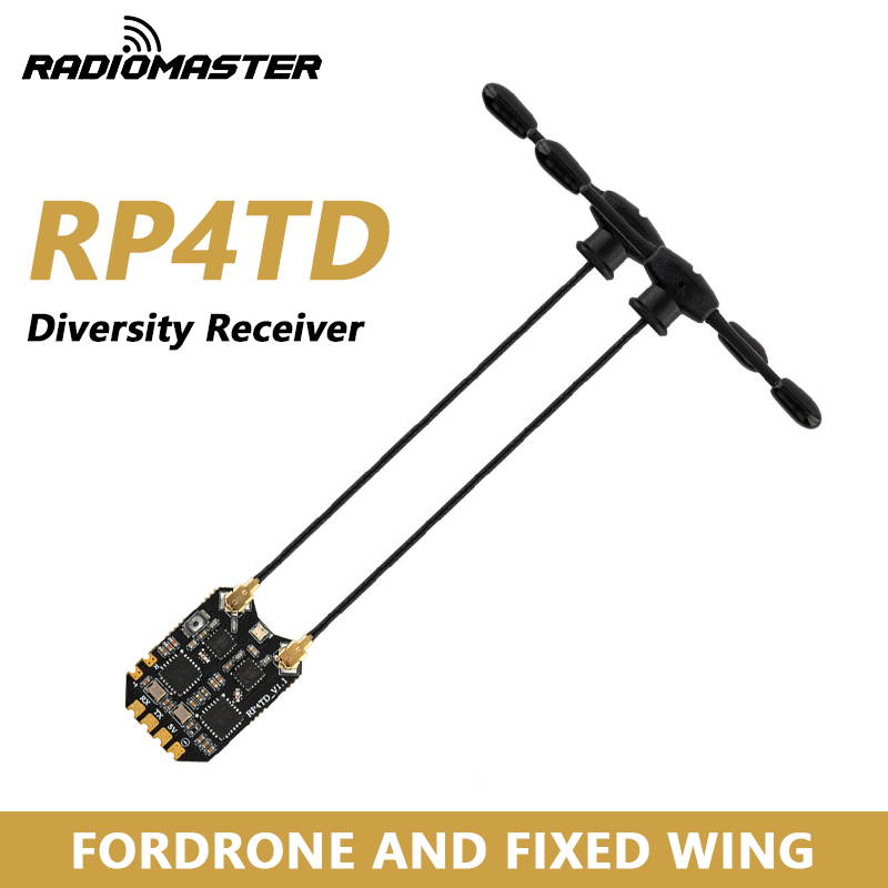 Foxeer Reaper Extreme 2.5W Vtx - Приемник RadioMaster RP4TD ExpressLRS 2.4ГГц Diversity