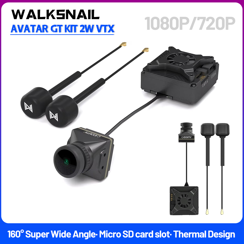 Walksnail Avatar Gt Kit 2W Vtx - Walksnail Avatar GT KIT 2 Вт