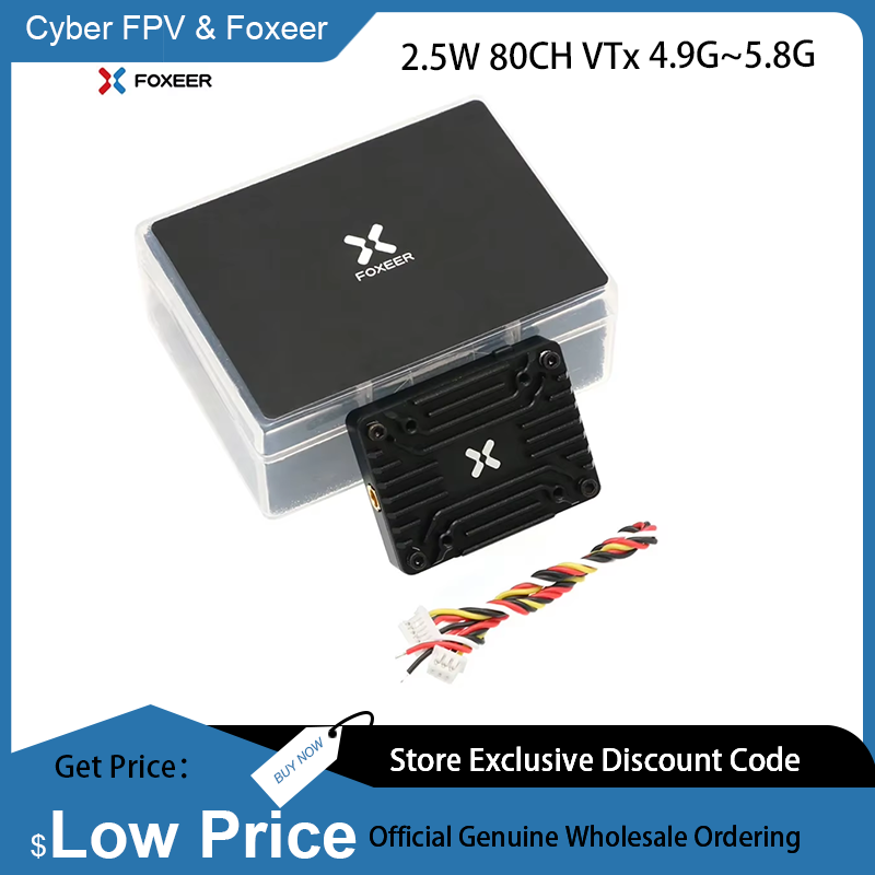 Foxeer 4.9-5.8G Reaper Extreme – обзор и цена Foxeer Reaper Extreme 2.5W Vtx